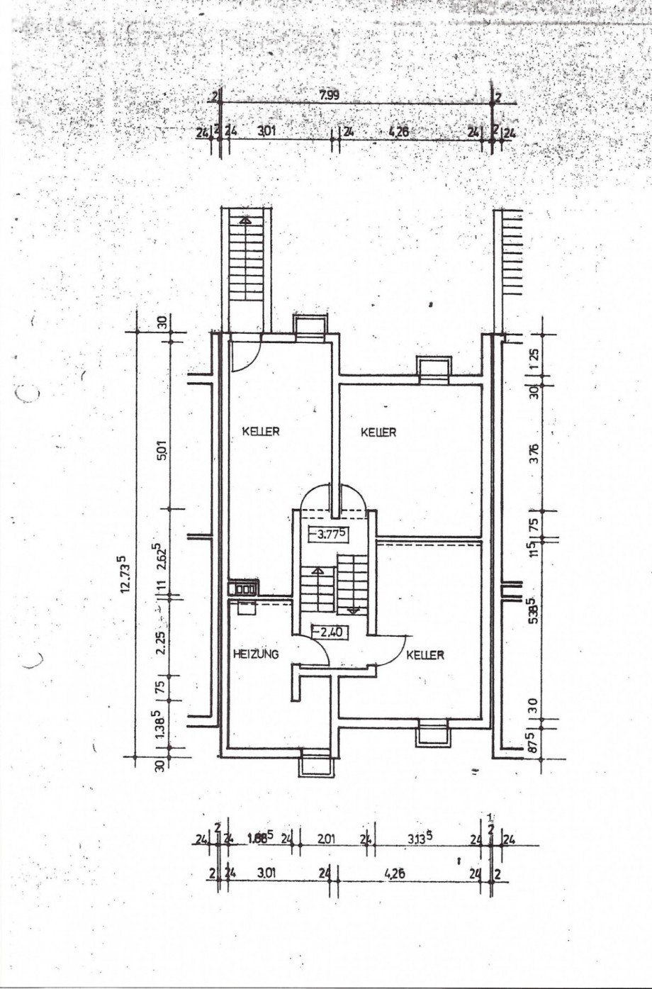 Grundriss KG Einfamilienhaus Koblenz / Karthause