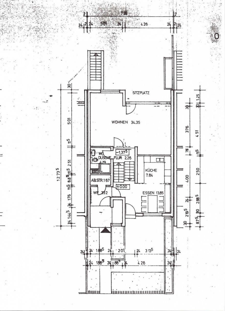 Grundriss EG Einfamilienhaus Koblenz / Karthause