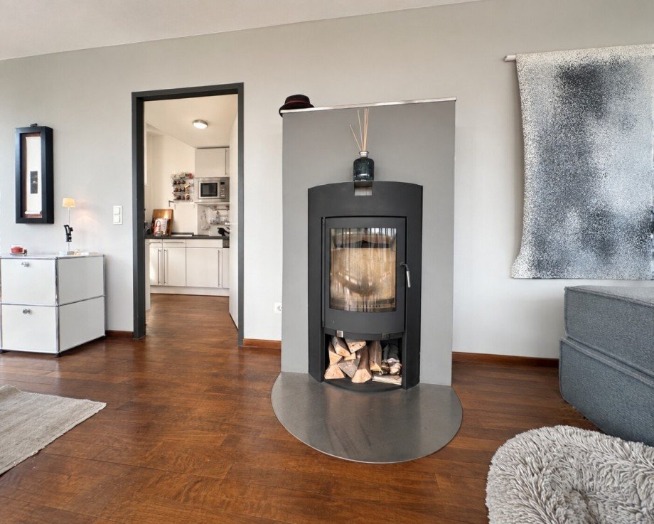 Kaminofen Penthousewohnung Wiesbaden